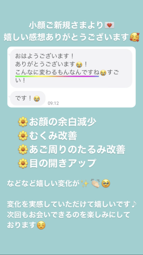 小顔･フェイスライン むくみ 目の開き たるみ