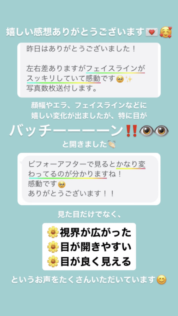 小顔･フェイスライン